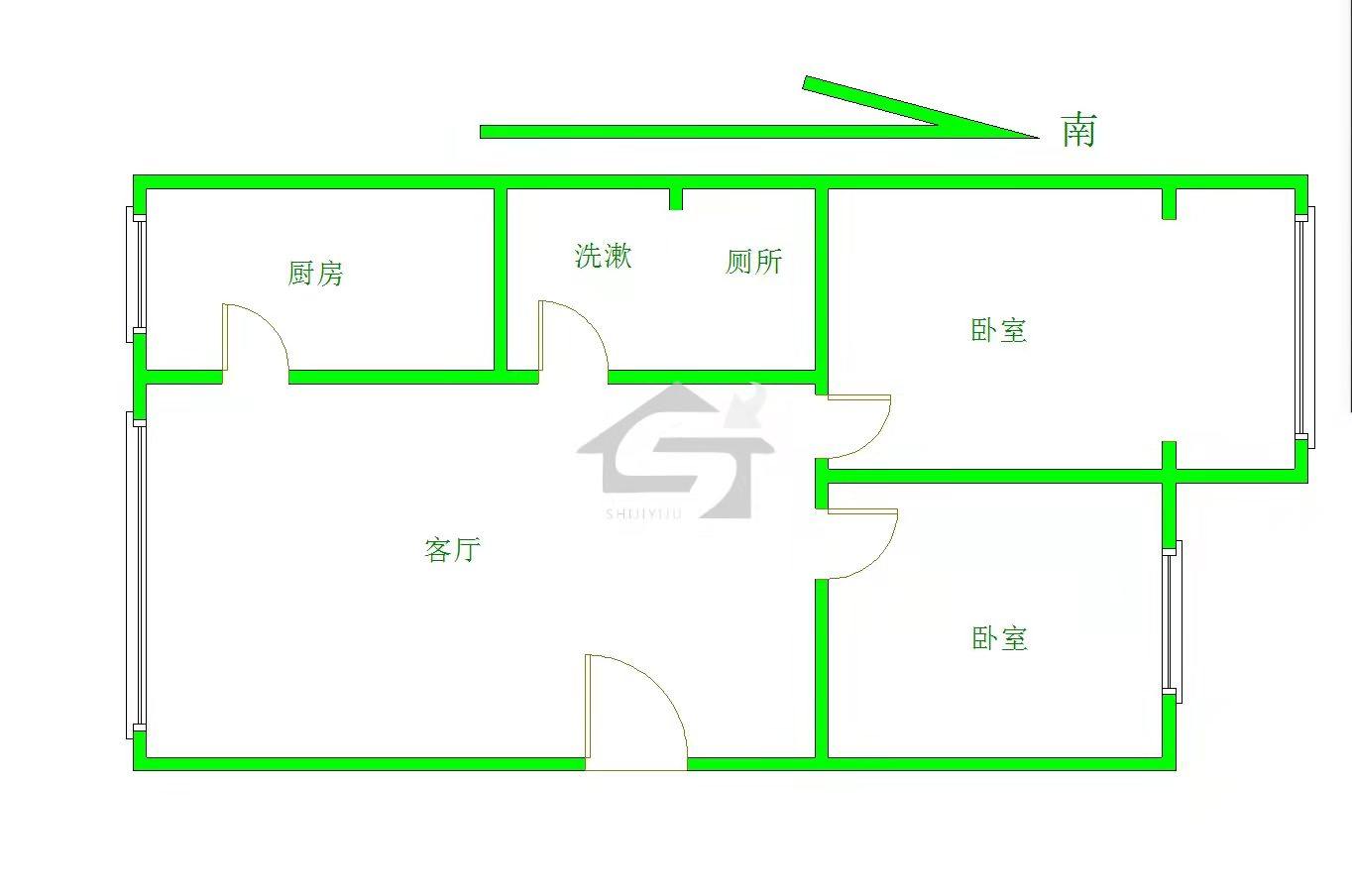 淮海14号院,普通2室2厅1卫1阳台地铁沿线，交通便利，舒适宜居10