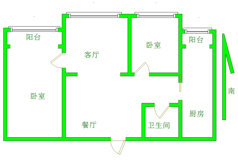 孔家营住宅小区西区,孔家营住宅小区 西区 93.0平米15