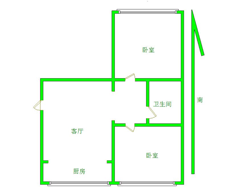 明泽百度城,明泽百度城 72.0平米11