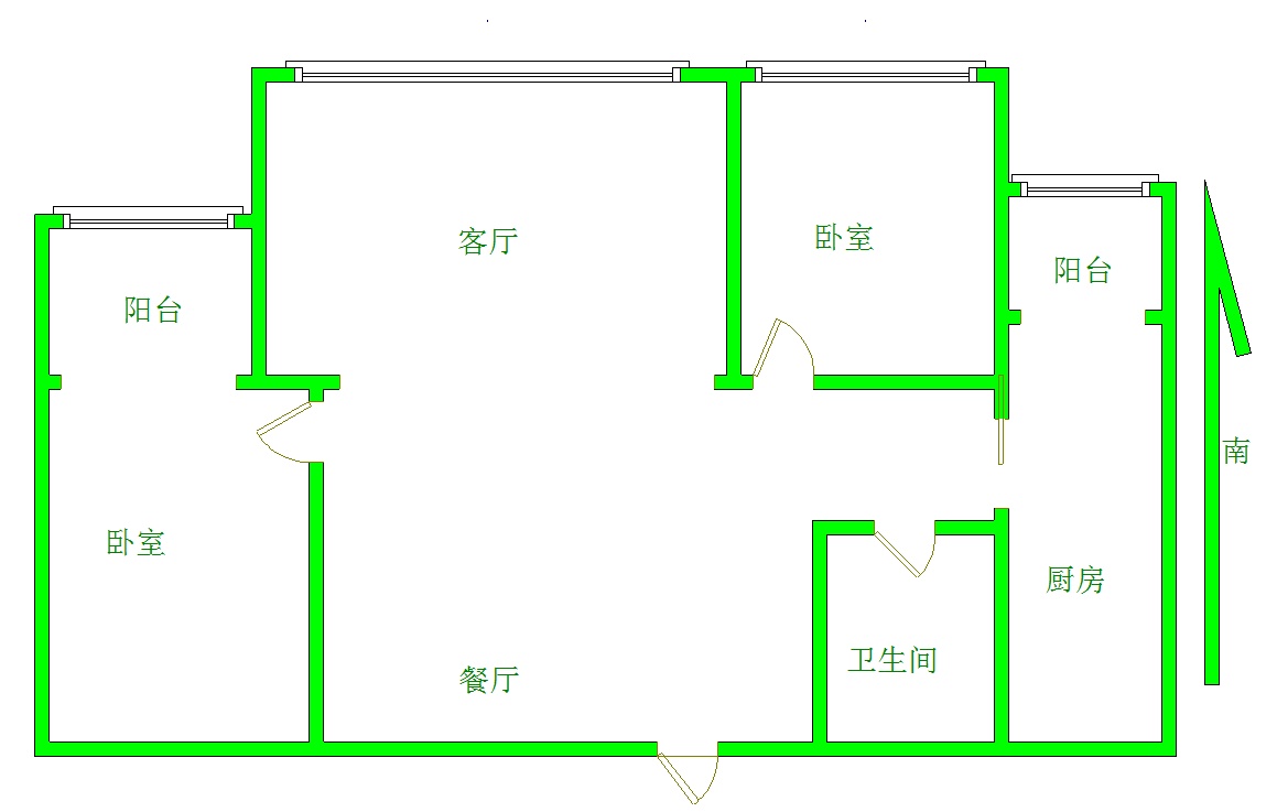 孔家营住宅小区西区,孔家营住宅小区 西区 93.0平米16