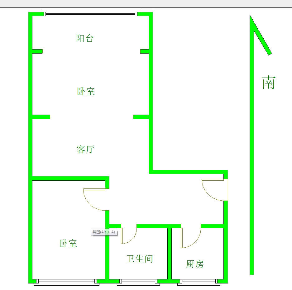 木材公司家属楼,木材公司家属院【海新小】 76.4平米 70.0万9