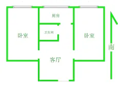 赛罕区|纤维检验局小区2室1厅1卫出售