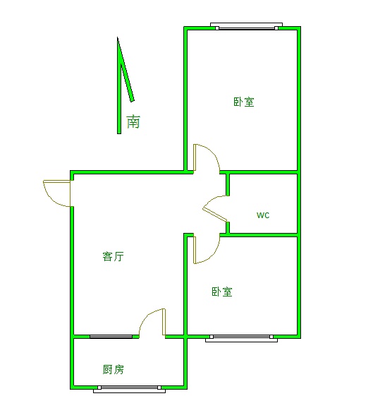 大召友谊小区,友谊小区【通顺街】 66.0平米9