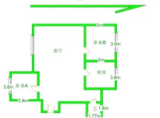 玉泉区|兴隆小区2室1厅1卫出售