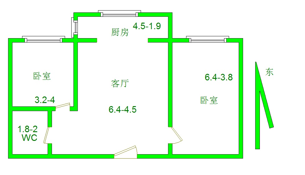 兴隆公寓【石头巷小】 65.0平米 58.5万-兴隆公寓二手房价