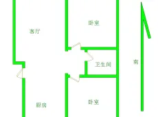 回民区|冠丰家园2室1厅1卫出租