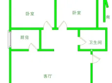 回民区|植物油厂家属楼2室1厅1卫出售