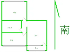 玉泉区|二十八中家属楼2室1厅1卫出售