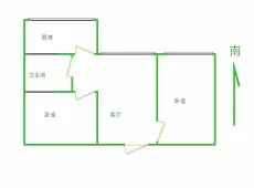 回民区|八中宿舍楼2室1厅1卫出售