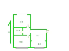 回民区|桃源水榭一期北区2室1厅1卫出租