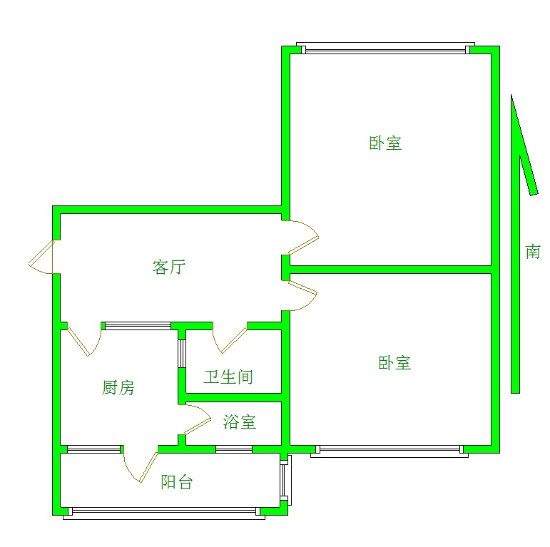 新城区火车站普通2室1厅1卫二手房出售12