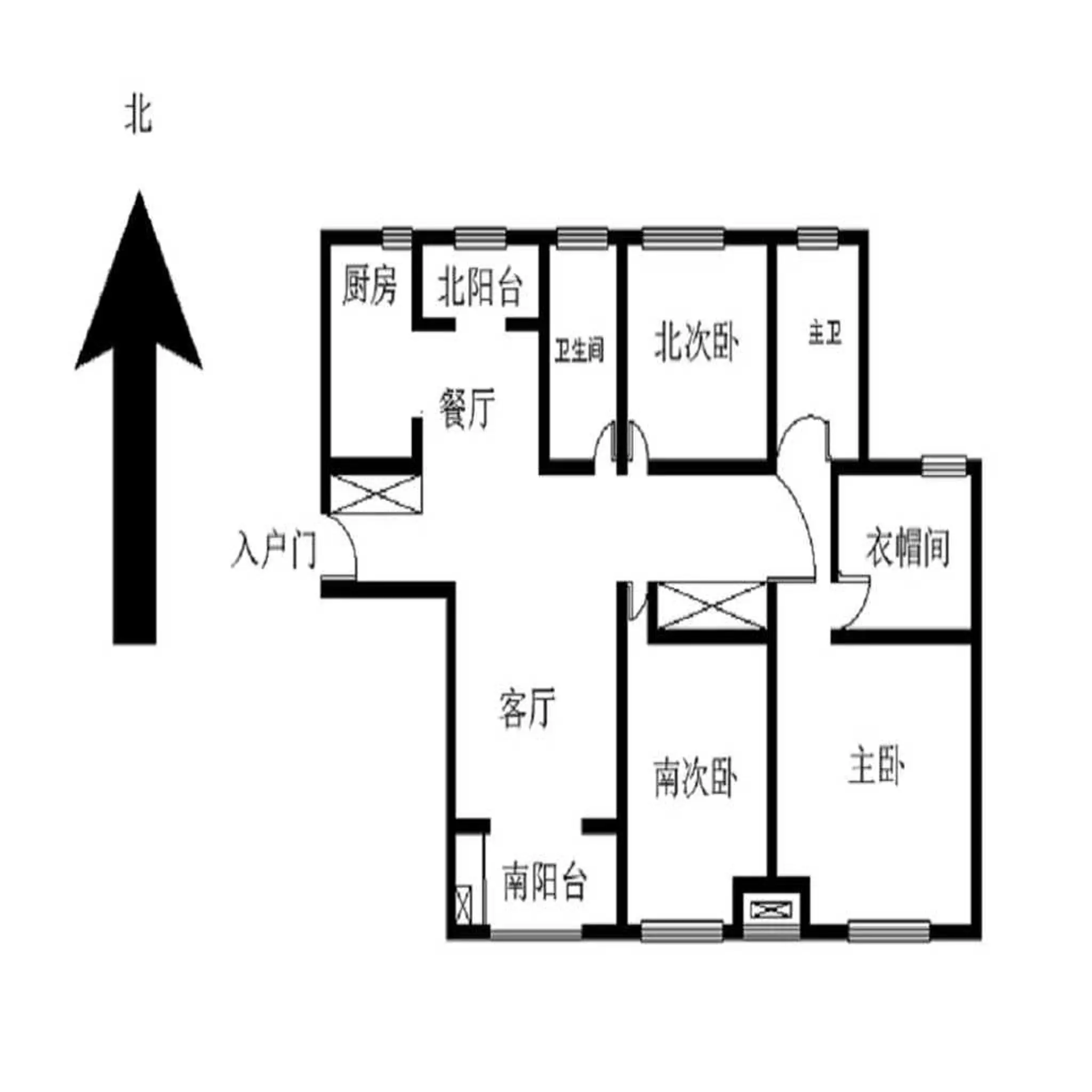 睢阳区城南毛坯3室2厅1卫二手房出售9