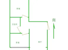 玉泉区|金德观澜国际2室1厅1卫出售