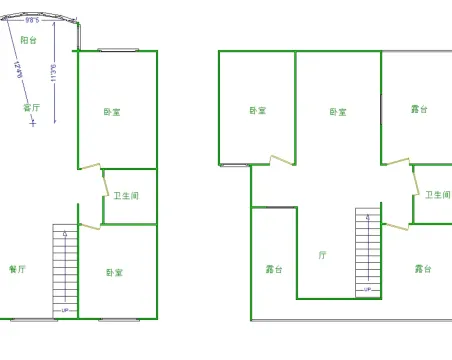 竹园小区西区4室2厅2卫朝南普通