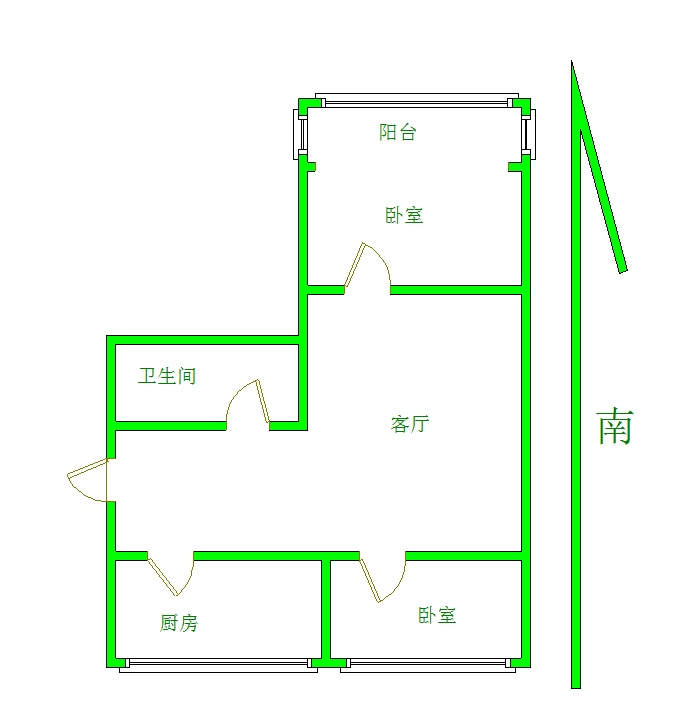 金园西区,金园西区【钢铁路小】 78.0平米15