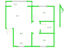 金川开发区|水榭花都2室2厅1卫出售