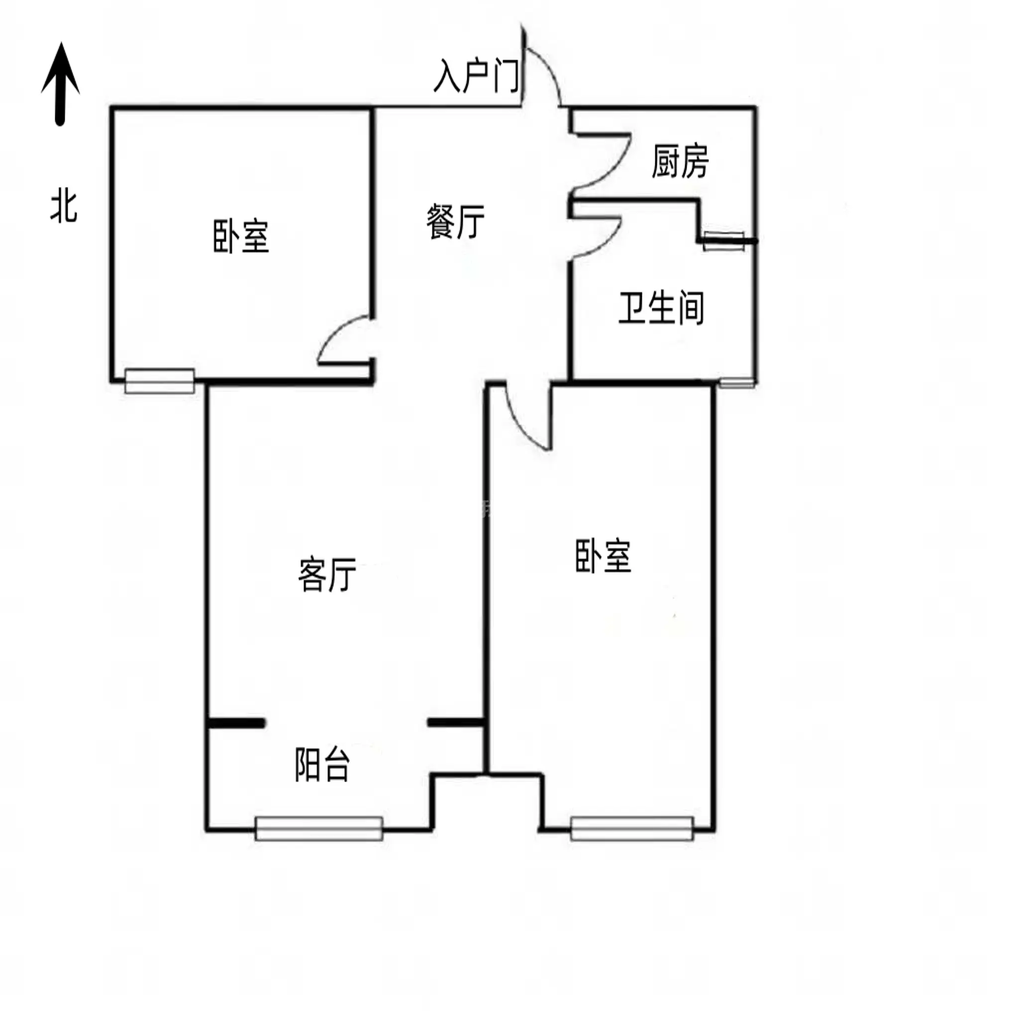 睢阳区城南毛坯2室2厅1卫二手房出售7