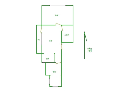 秋实璟峯汇2室2厅1卫朝南精装