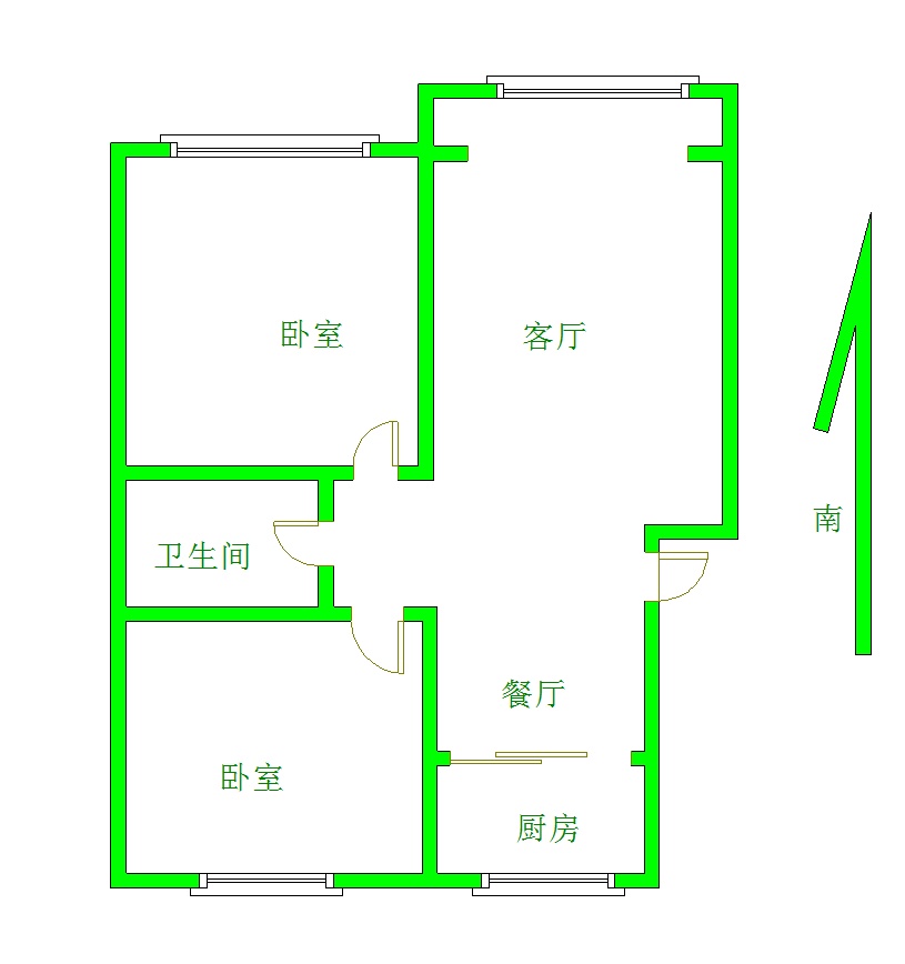 玉泉区石羊桥精装2室2厅1卫二手房出售12