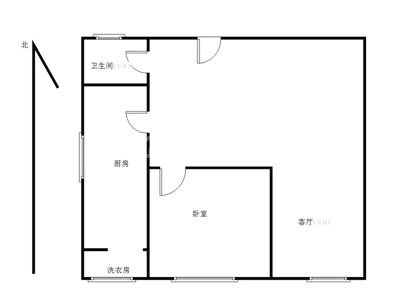 睢阳区城南精装1室1厅1卫二手房出售11