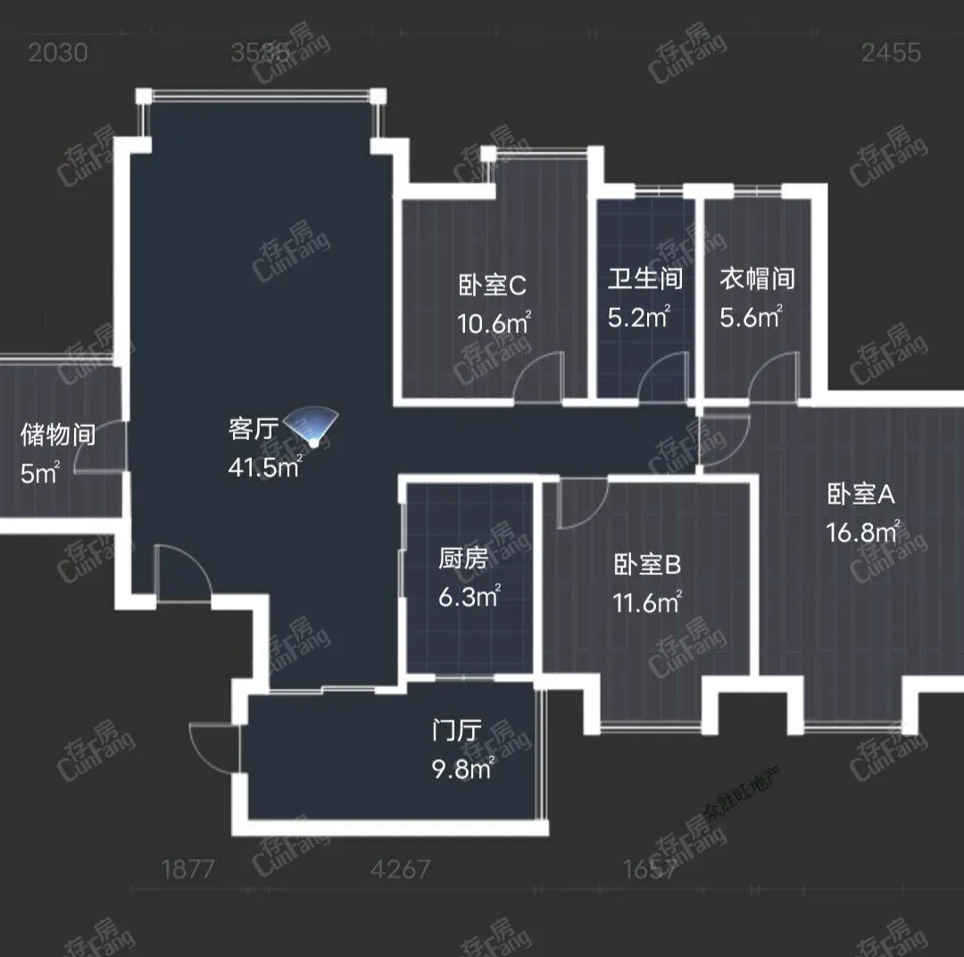 观山湖区观山湖区普通4室2厅2卫二手房出售12