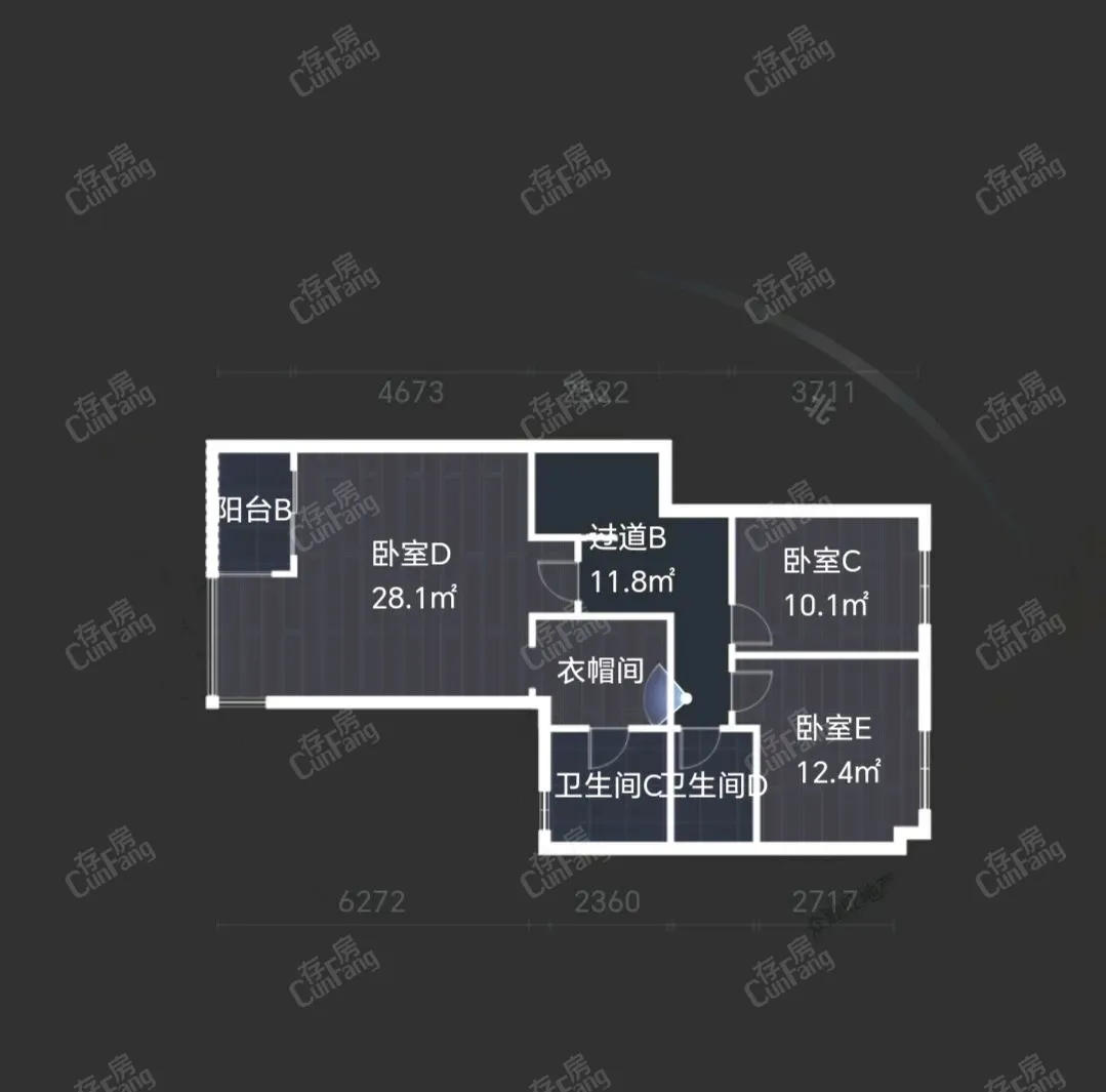 金阳新区金阳新区普通4室2厅3卫二手房出售11