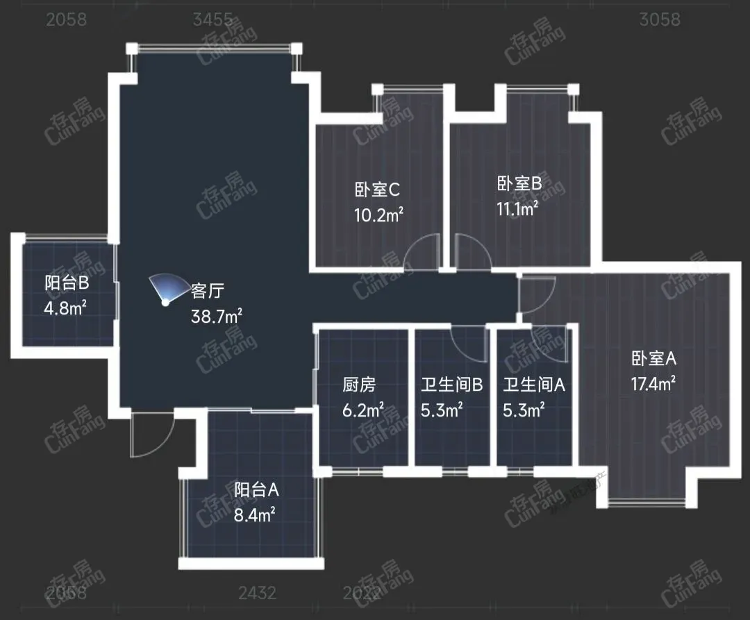 睿力上城,睿力上城 126平米 210万8