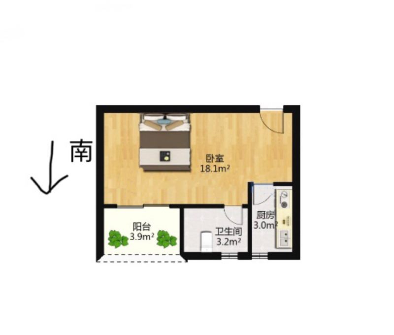 永达城市公寓,满5年 园西加川中南 地铁口 居家装修5