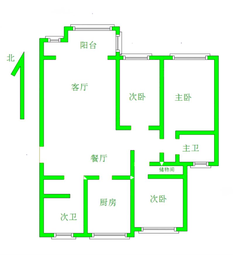 华都花园B区,大商汇 南悦城旁 房东急售 精装修 满2年 华都花园11