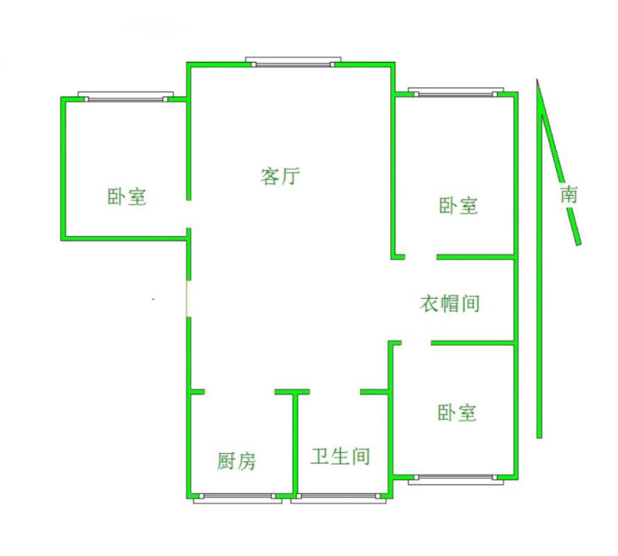 惠丰瑞城,惠丰瑞城126平163万可谈诚意出售房子保养得好！11