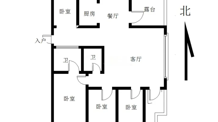 龙玺御园 3室2厅 南