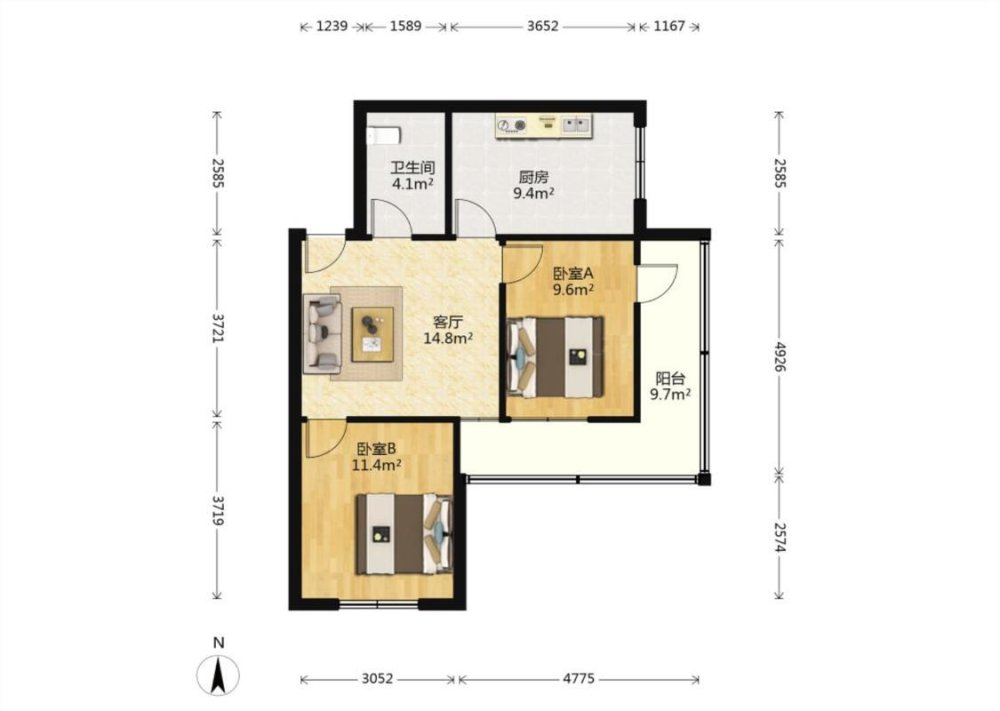 建信花园,市南地铁口 单价1.66万，双南户型方正，免个税13