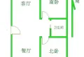 桃源小区 恒业六期！步梯5楼 南北通厅 带车位36万小议9