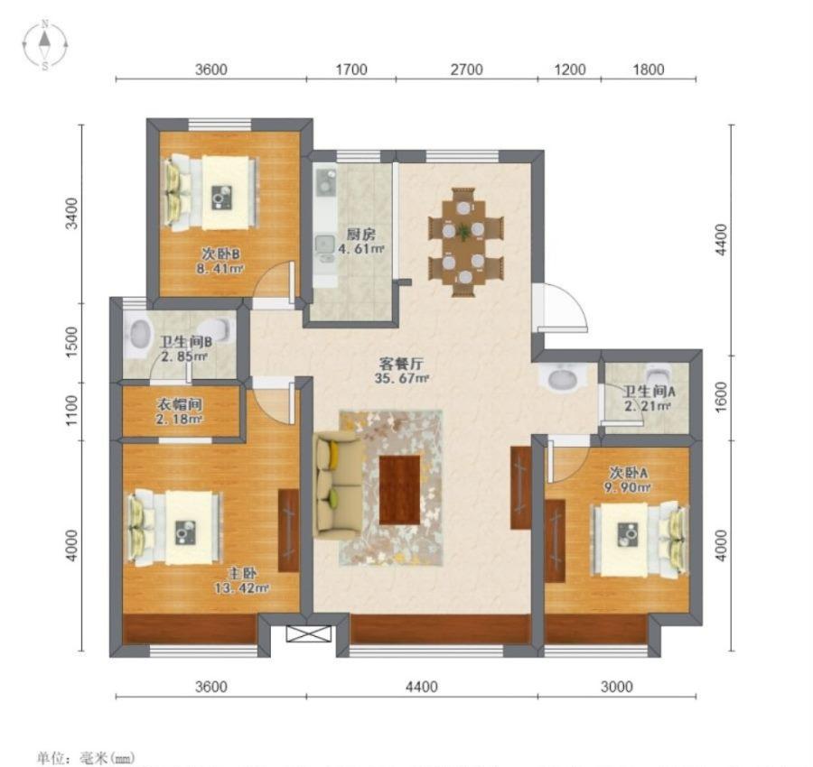 大众浅水湾公园,送车位南湖中街大众浅水湾3室2卫 精装修拎包入住配套嘎嘎嘎好7