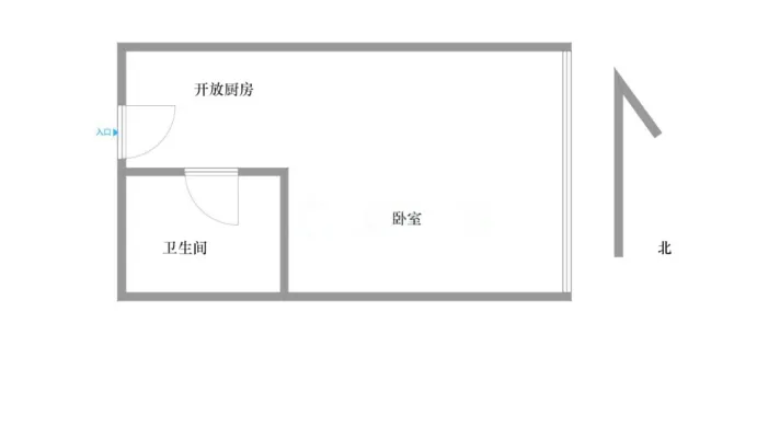 万达公寓   精装小户型  家电齐全 拎包即住