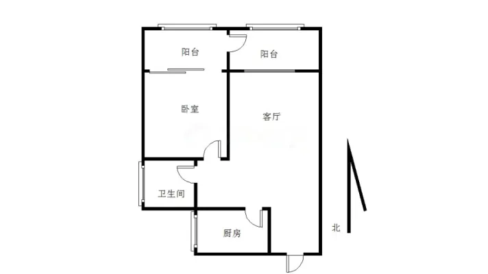 御锦湾 1室1厅 南