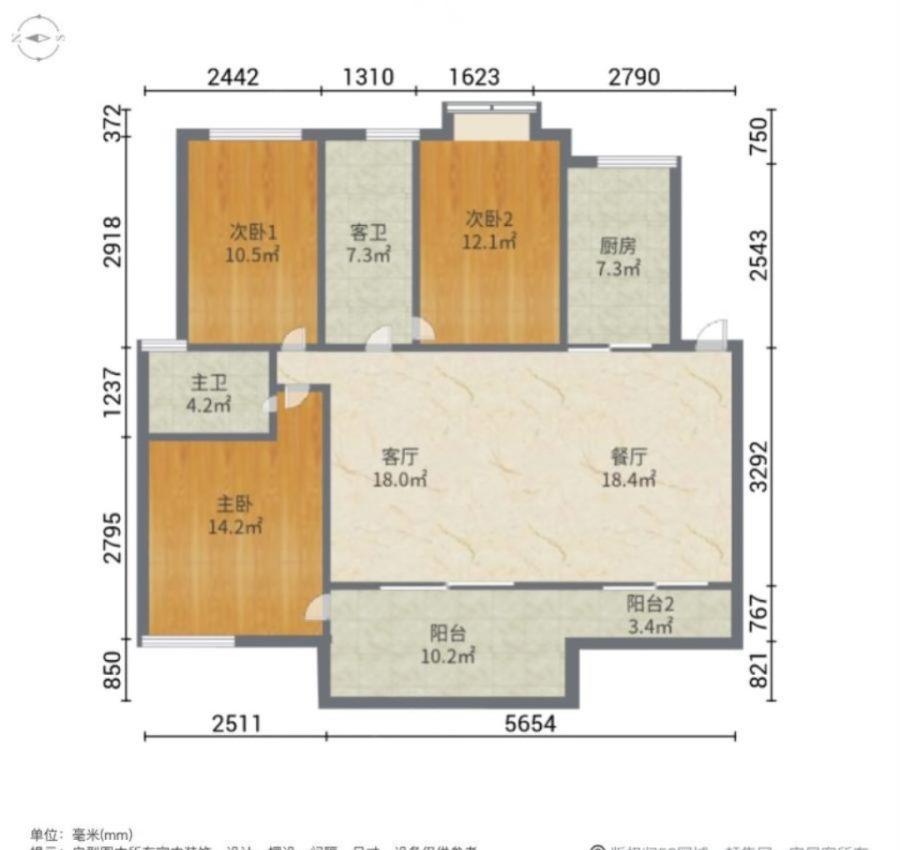 宝安江南城,大型江南社区 宝安江南城 正规三居 一梯两户南北对流明厨明卫13