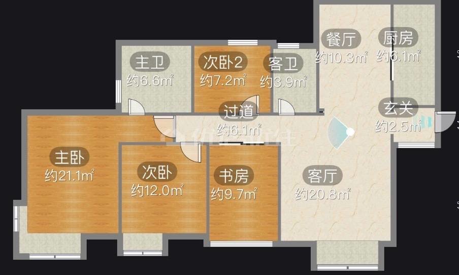 凯悦名城,江北四室 房子保养九成新 产权齐全满二 可按揭11
