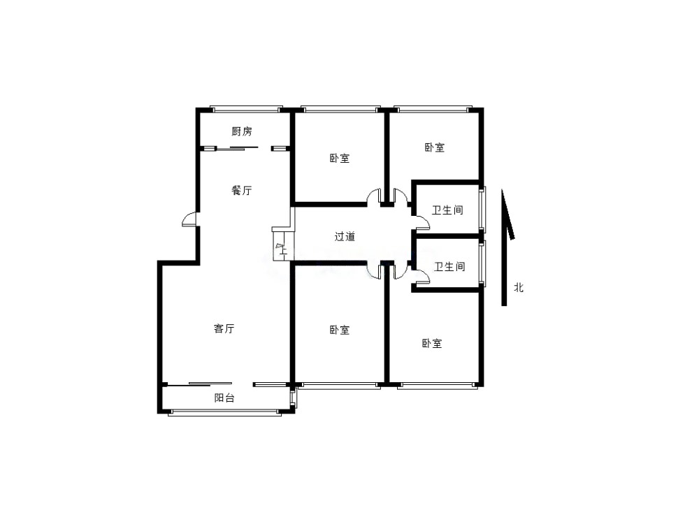 景观城,户型方正，精装修拎包入住，楼间距大，1