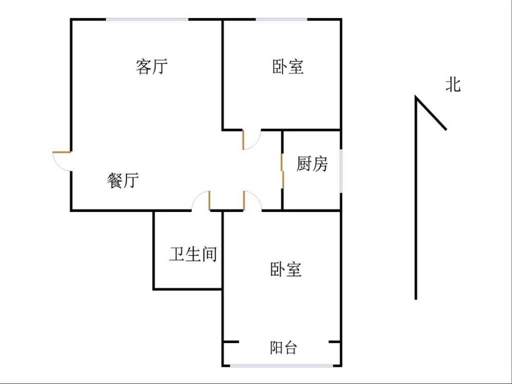 小城之春,一小电梯洋房，套二全明户型，装修好拎包住，价格便宜随时看房子8