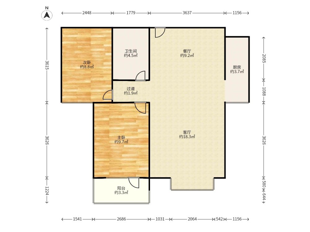 建瓴嘉苑,建瓴嘉苑 94.98平 简单装修 2室2厅 诚意卖房11