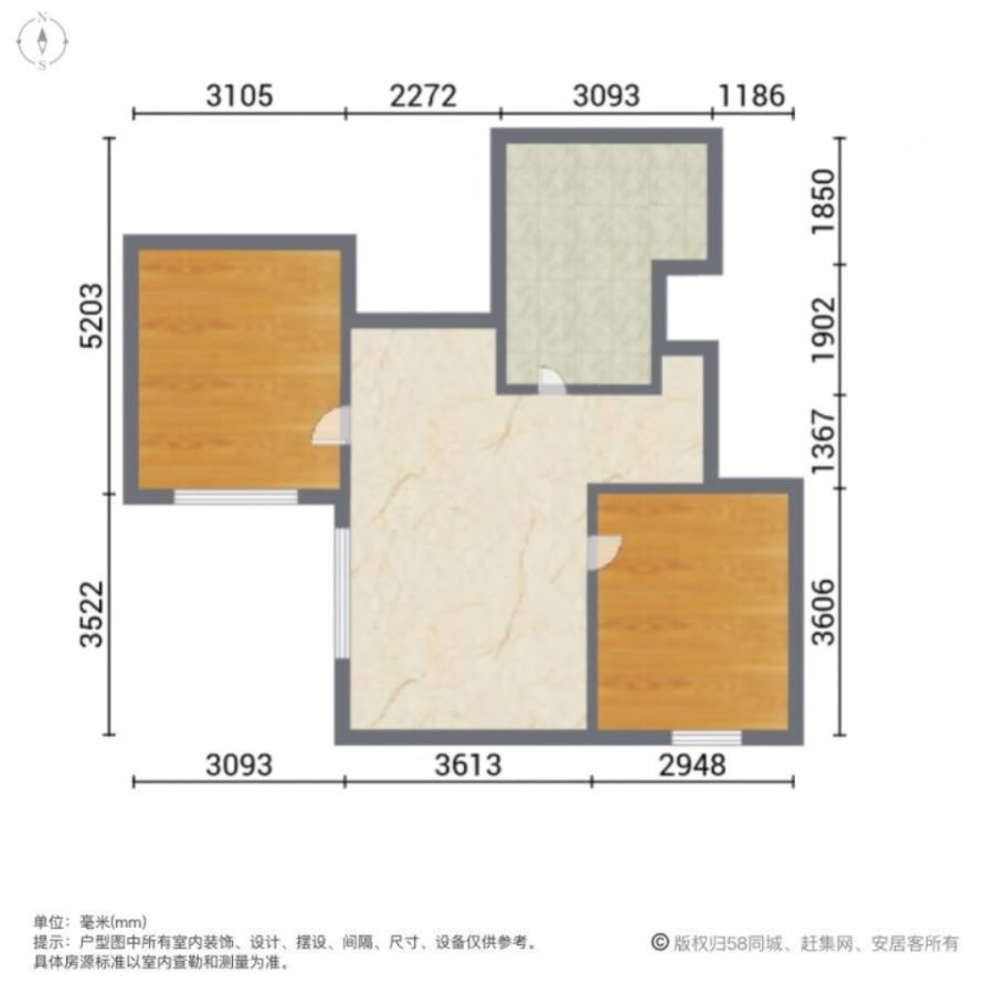 锦绣华城,锦绣华城 带阁楼 家具家电全送 祥阁二部15