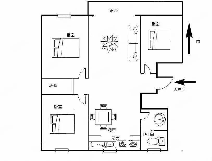 沭河花园,电梯三室 可议价  精装三室带储藏室 看中再议11