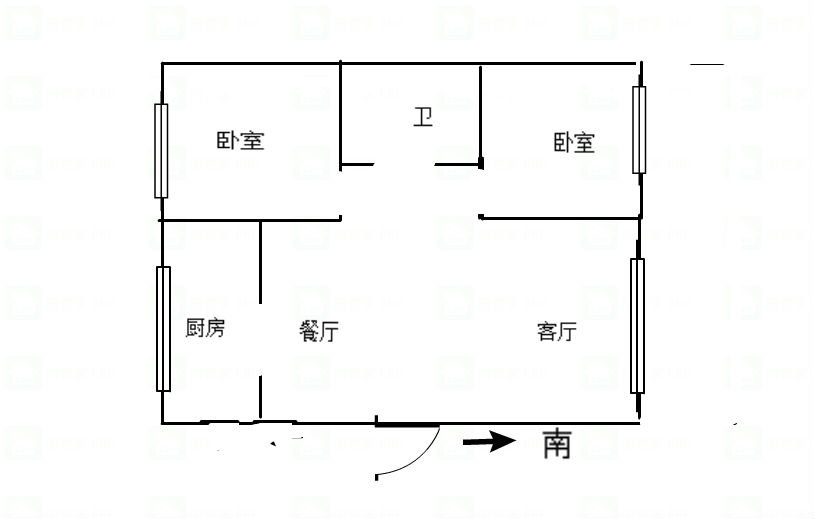 帝博湾,帝泊湾2室2厅，豪华实木装修，可贷款，房子保养好，阳光充足！9