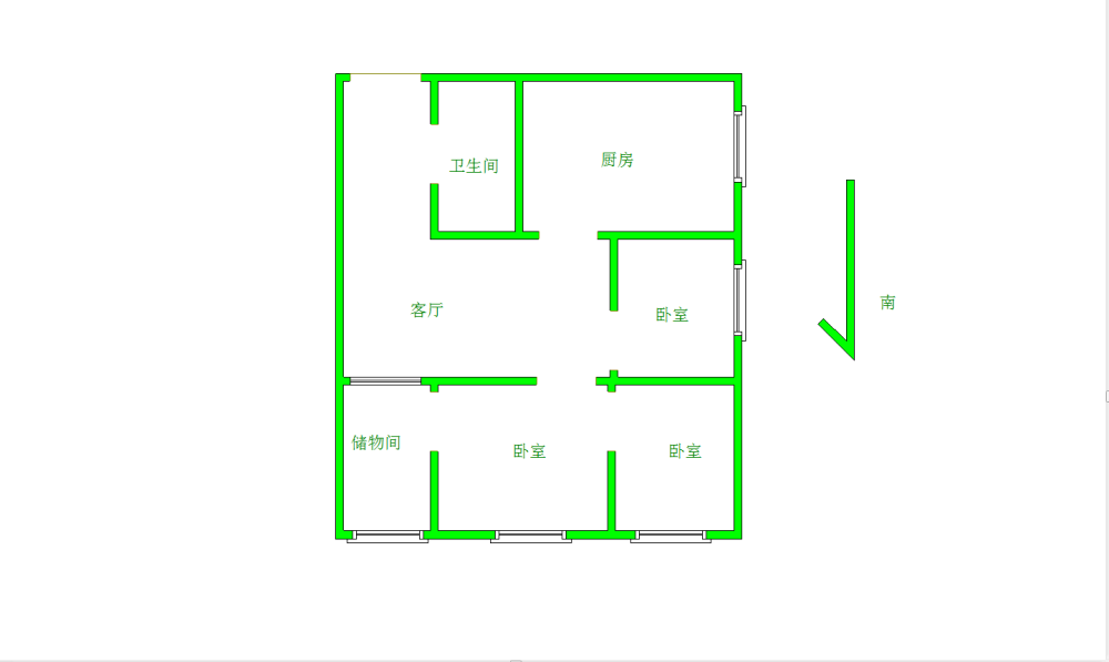 联盟路4号院,新上房源！急售！天小轴三 商品房 三居室 南北通透 随时看！12