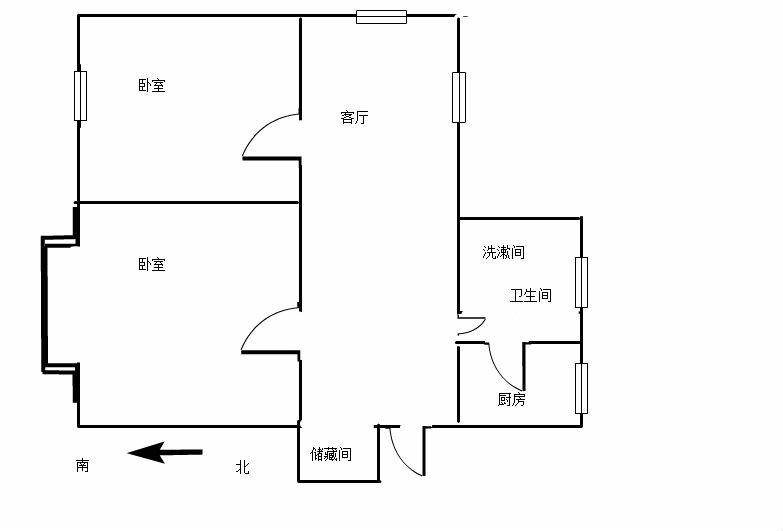 淮望小区,这套是十排楼的房子 二层 屋内干净整洁 位置好 楼层好11