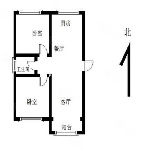 古冶城中普通2室2厅1卫二手房出售10