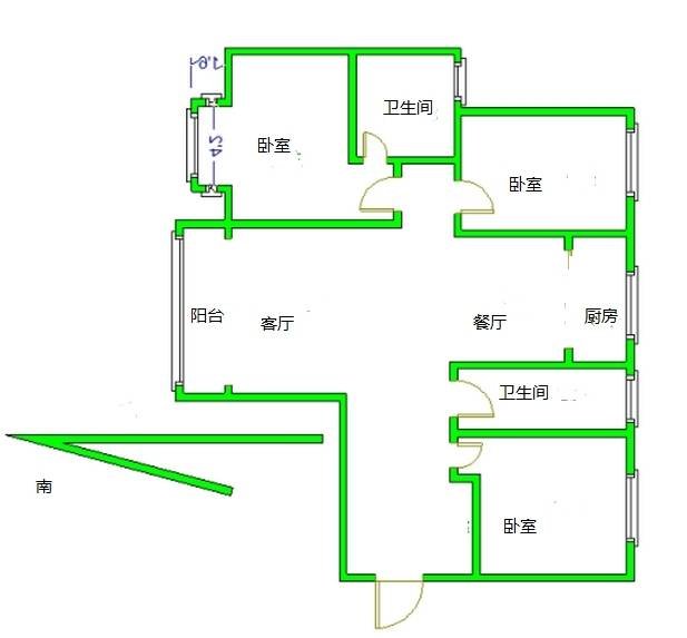 建业壹号城邦,建业壹号城邦，三室两卫，78万，16楼，诚心出售11