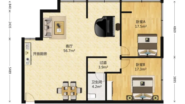 鹏程国际 0室0厅 北