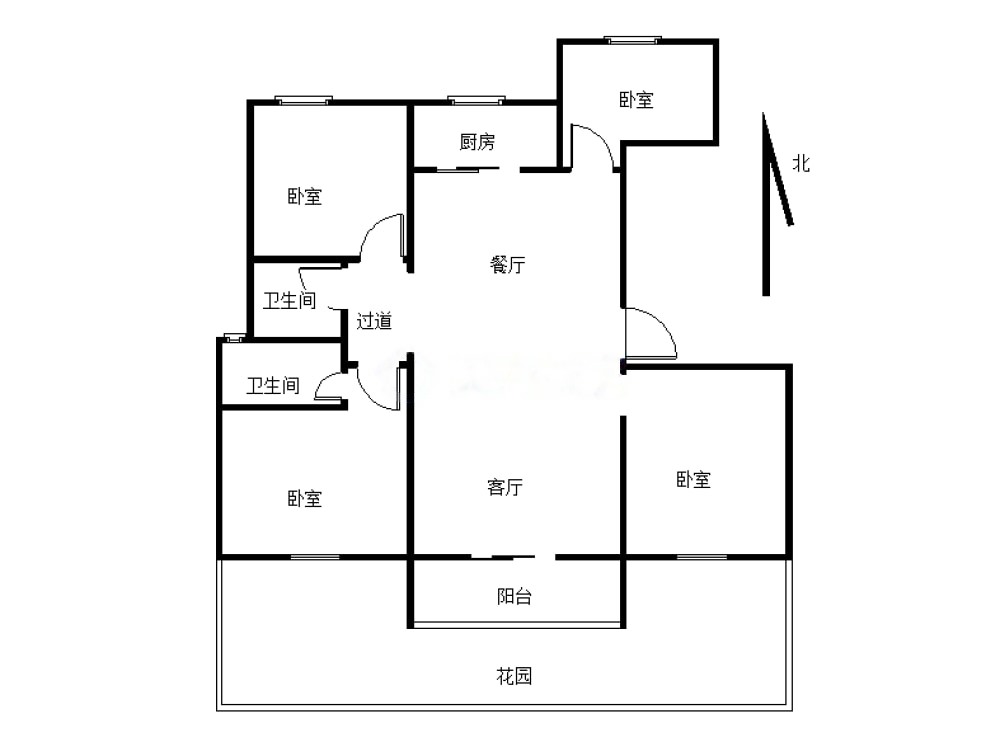 香树花城,房子是一楼带院，院子60平方，契税已经满两年，有证14